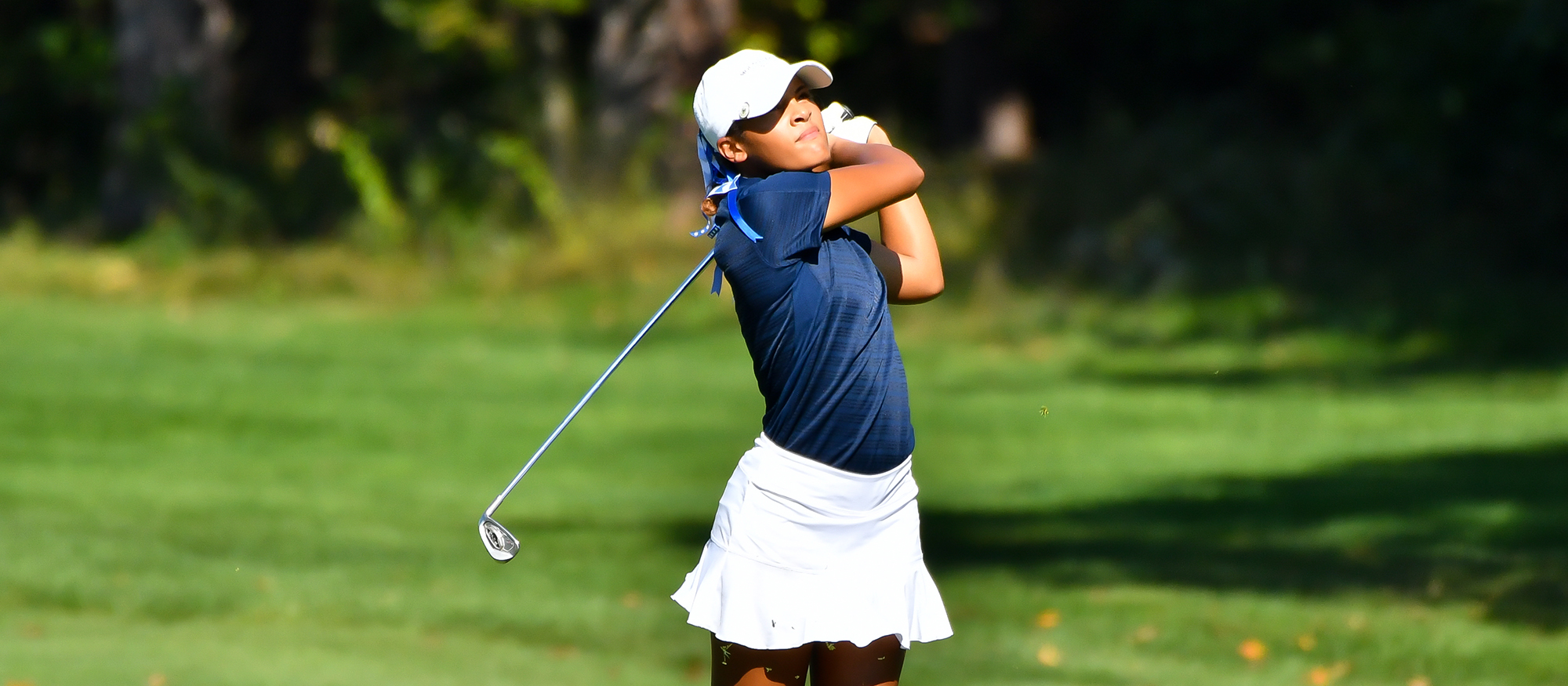 Action photo of Lyons golfer Caitlyn Richmond