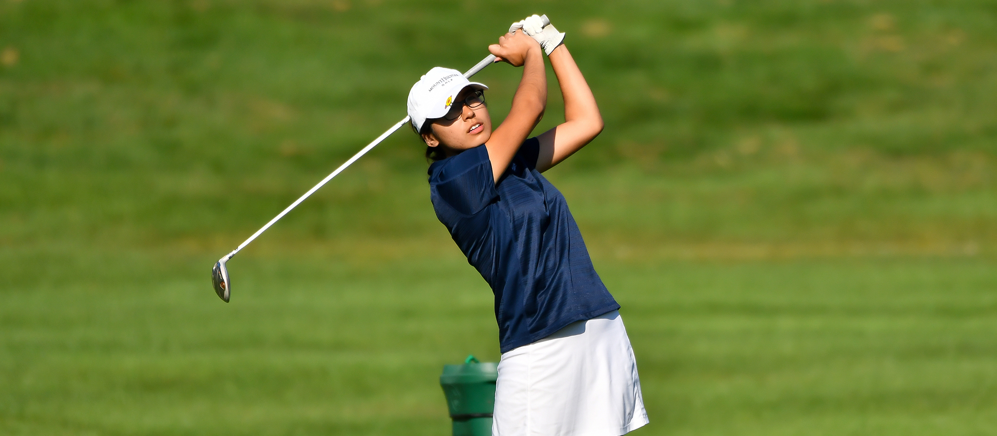 Action photo of Lyons golfer, Lahela Delaney