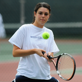 Wesleyan Trips Up Tennis