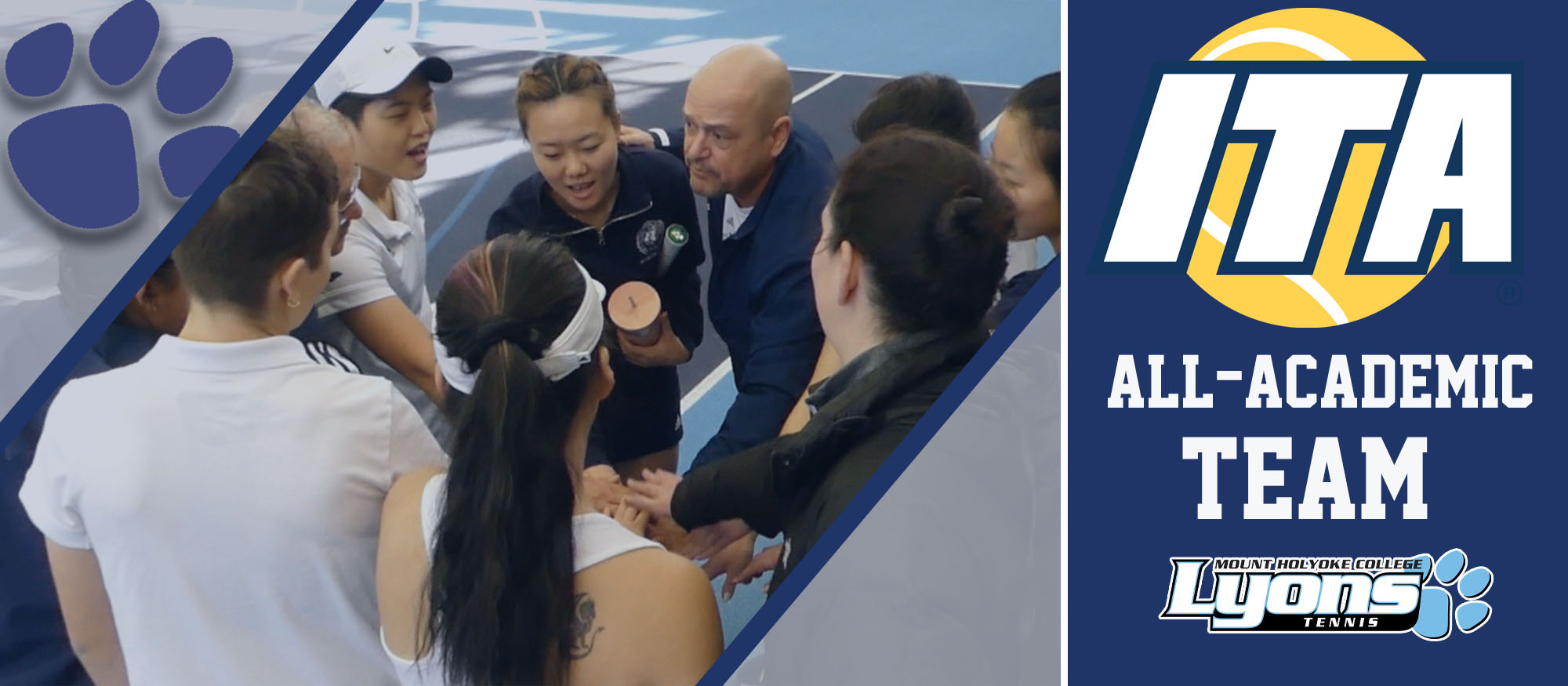 Tennis Garners ITA All-Academic Team Recognition; Five Lyons Honored Individually