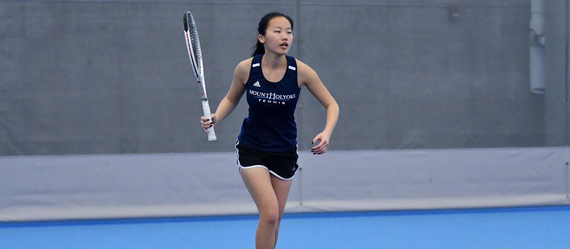 Tennis Cruises to a 9-0 Victory Over Simmons