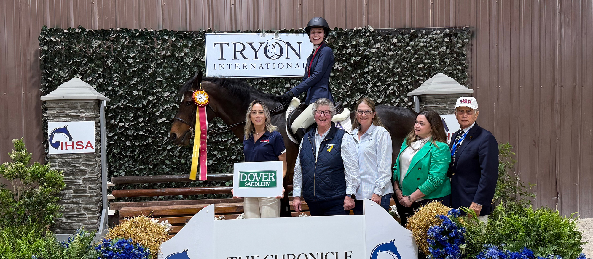 Kate Smith rode Ettie to second place in Team Limit Flat on the first day of IHSA Nationals, May 2, 2025.