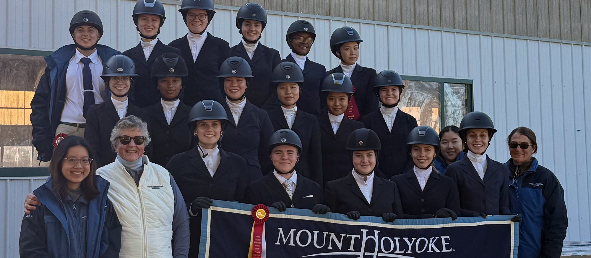 Equestrian ties as Reserve Champion at Trinity College Show