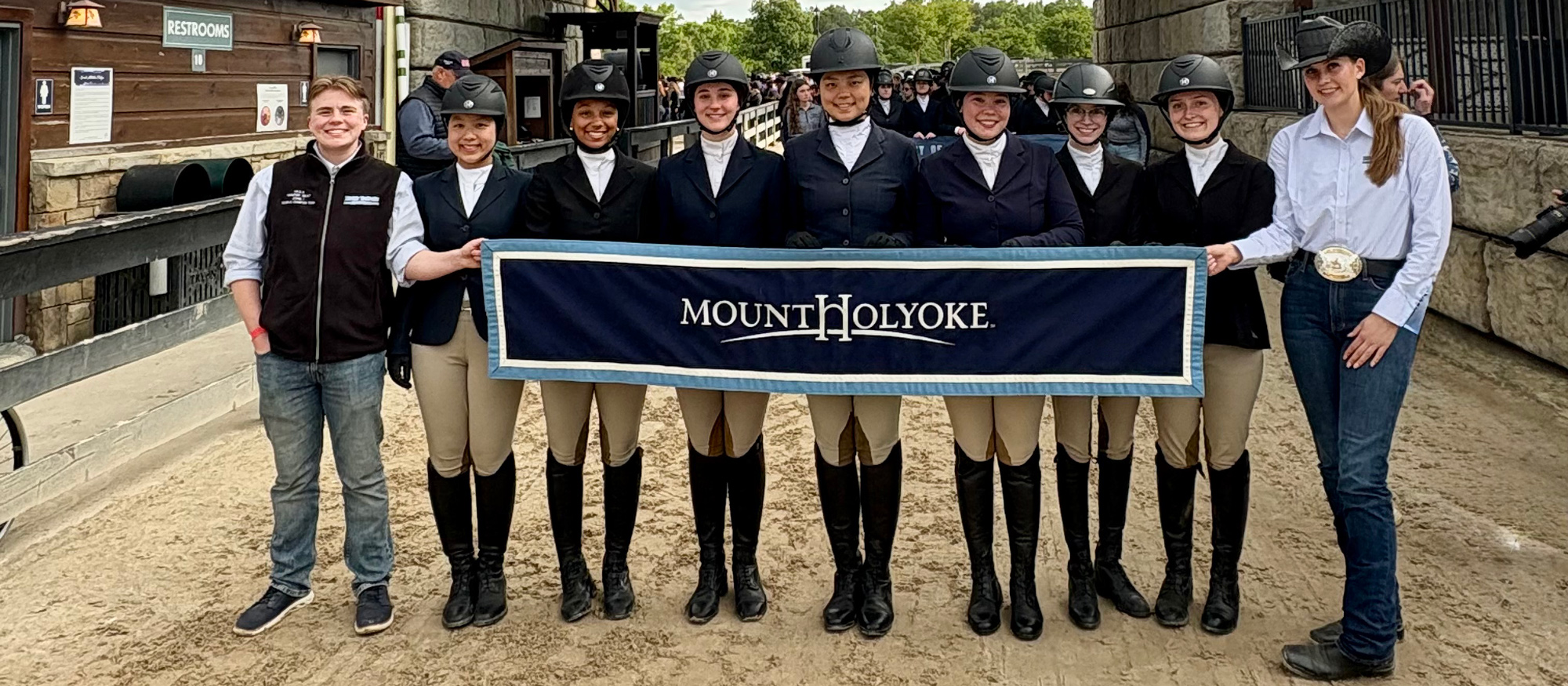 Mount Holyoke team members on the second day of IHSA Nationals, May 2, 2026.