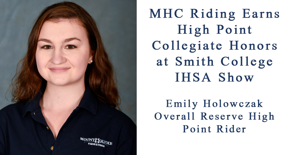 Riding Wins 2016 Smith College IHSA Show