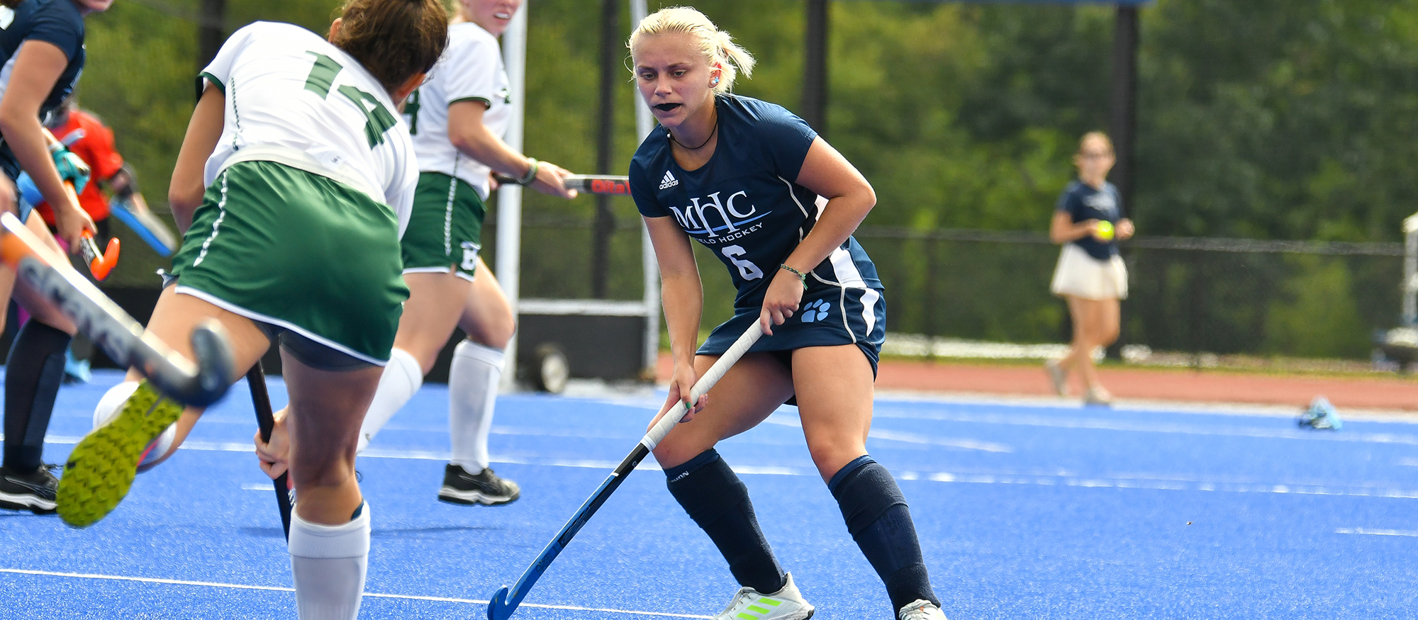 Lawrence's Four-Goal Effort Leads Field Hockey Past Springfield, 5-2