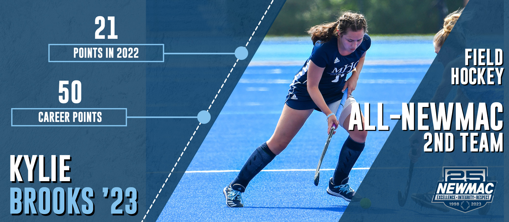 Kylie Brooks named to All-NEWMAC field hockey team