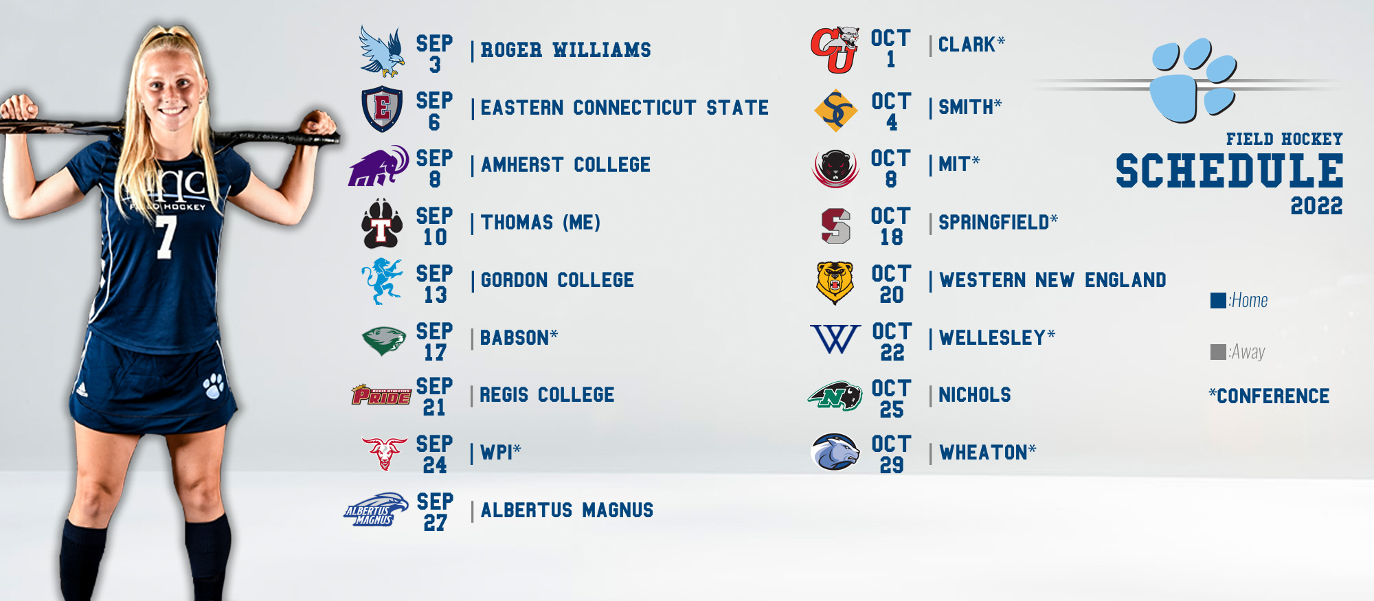 2022 Fall Schedule Release: Field Hockey