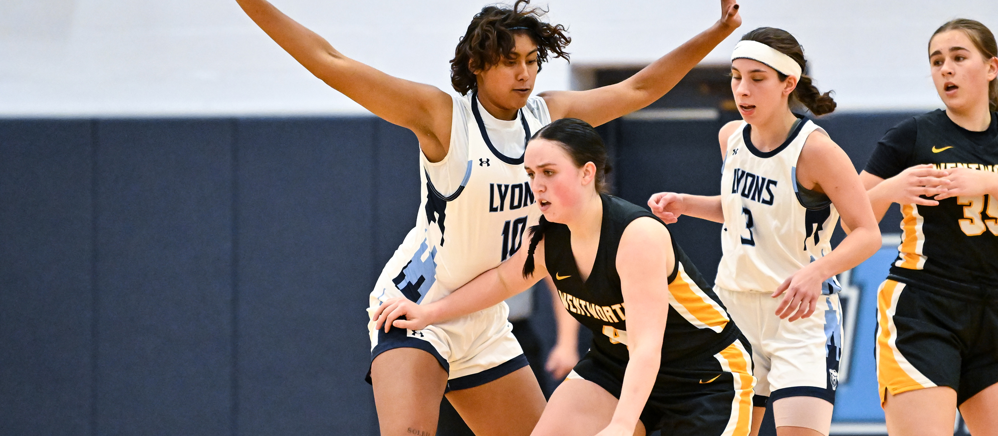 Sofia Francisco tallied game and career highs in rebounds (17) and blocked shots (4) against Fitchburg State on Dec. 7, 2024. (RJB Sports file photo)