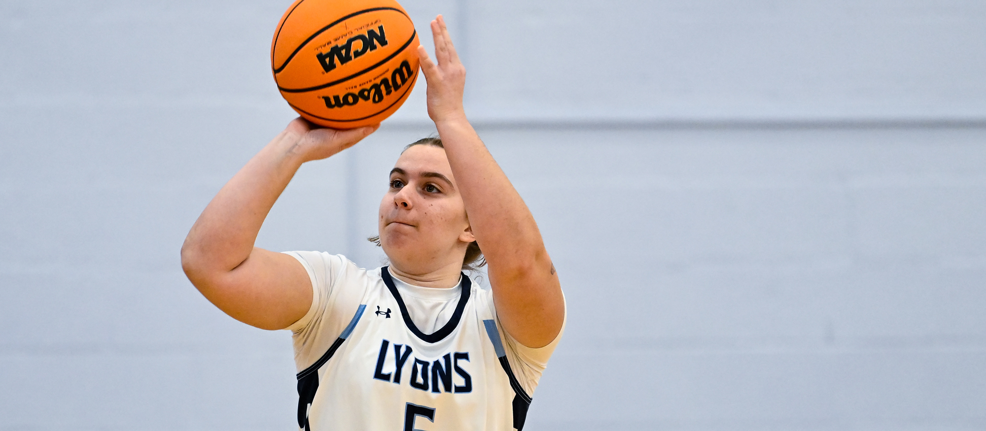 Emma Zoubok led Mount Holyoke with 13 points in the Lyons' loss at Clark on Jan. 25, 2025. (RJB Sports file photo)