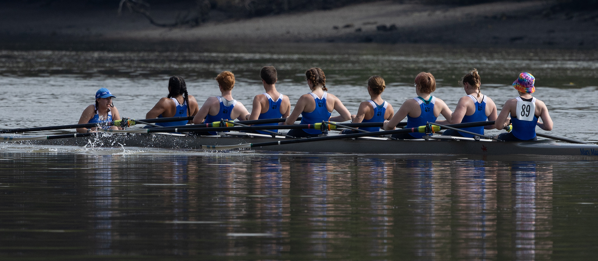 Rowing Competes at Tail of the Housatonic Featuring Fairfield and Sacred Heart
