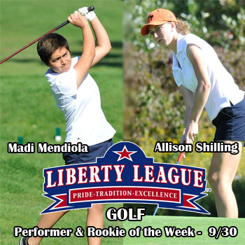 Lyons Sweep Weekly Liberty League Golf Awards