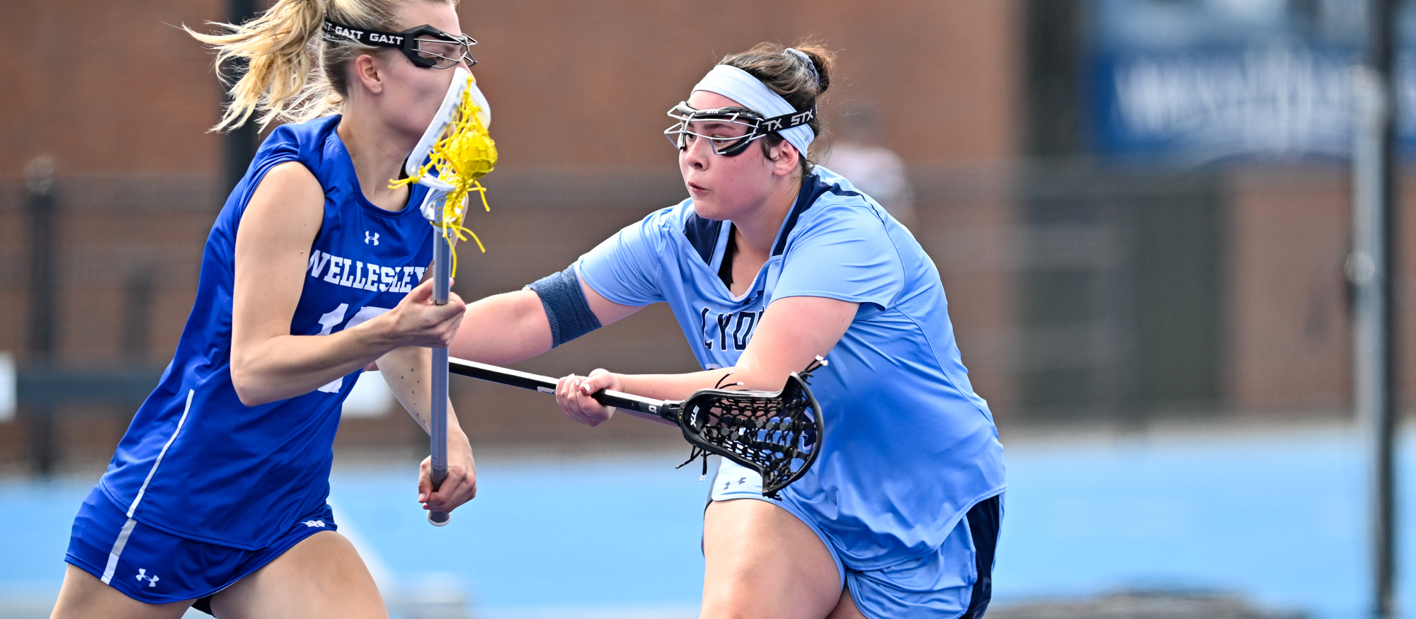 Josie McFadden had three caused turnovers and a goal in Mount Holyoke's 19-3 loss at Springfield on April 23, 2025. (RJB Sports file photo)