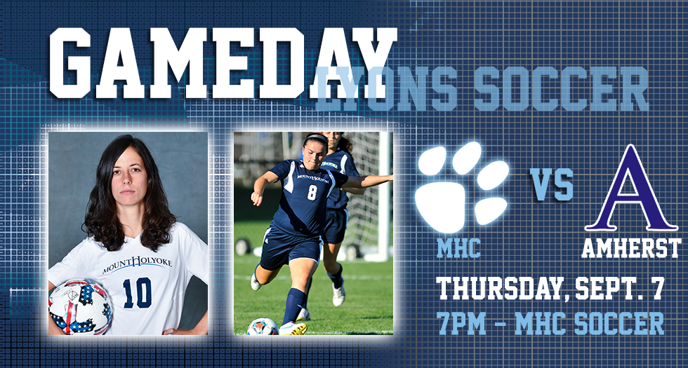 Lyons soccer hosts Amherst on Thursday, September 7th at 7pm.
