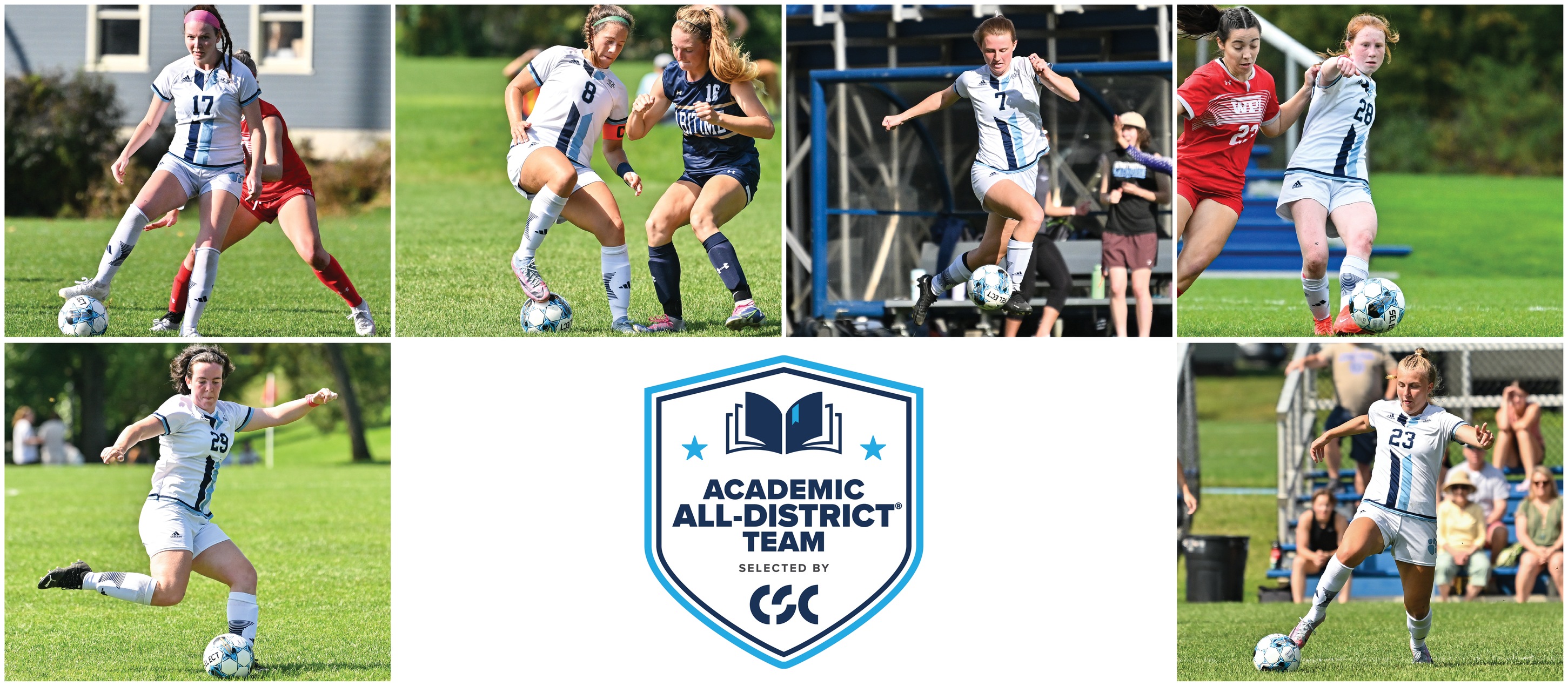 Six soccer Lyons named CSC Academic All-District