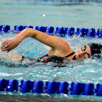 Swimming and Diving Team Overpowers Simmons