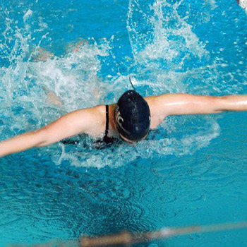 Rookie Swimmer Madeline Magee Picks Up Lyon of the Week Honors