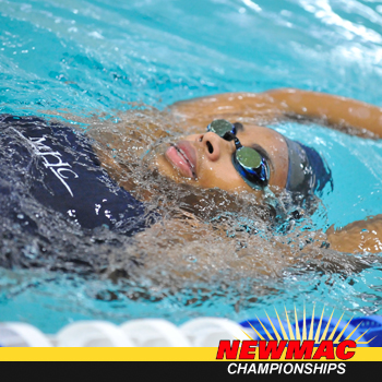 Swimmers Shatter Eight Program Records on Day Two of NEWMAC Championships