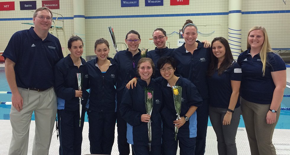 Swimming & Diving Bests Simmons in Home Finale