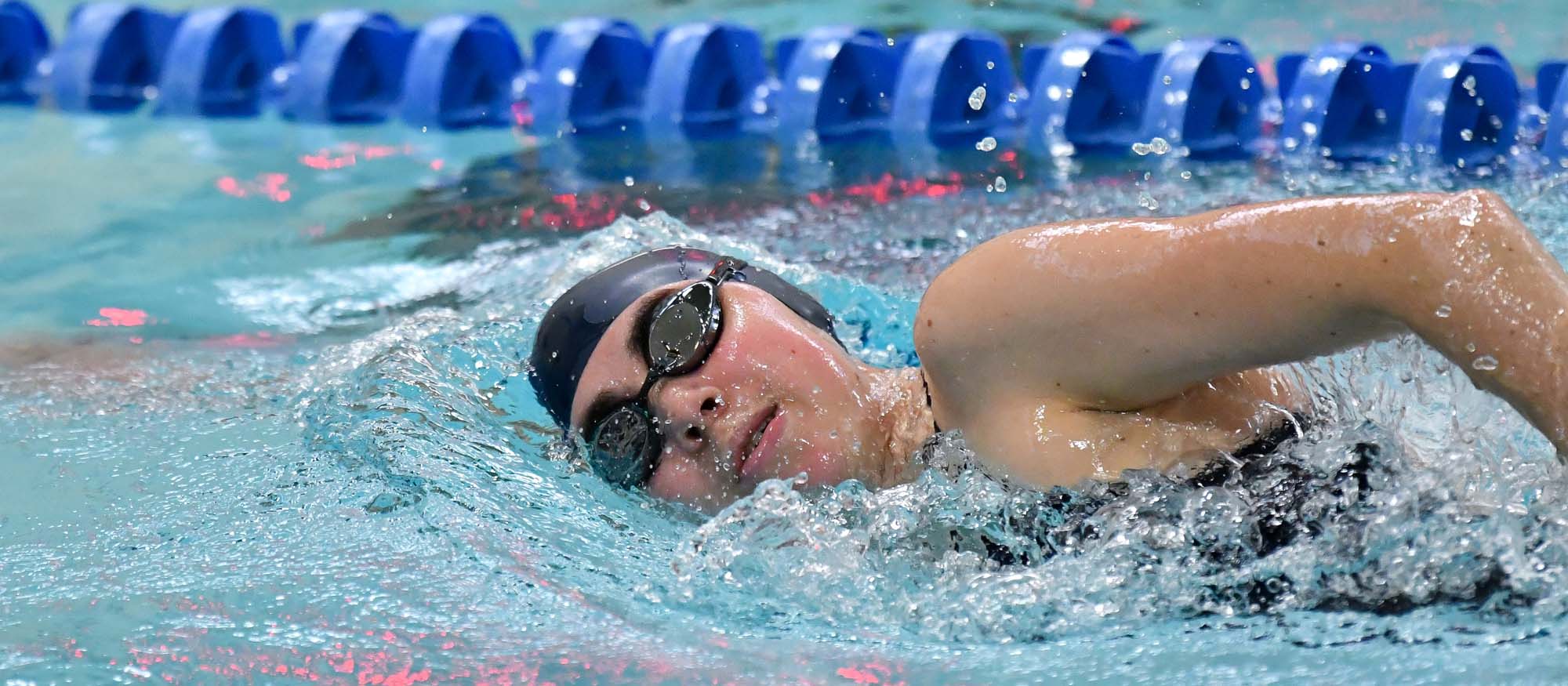 Swimming and Diving Opens Competition at 2022 NEWMAC Championships