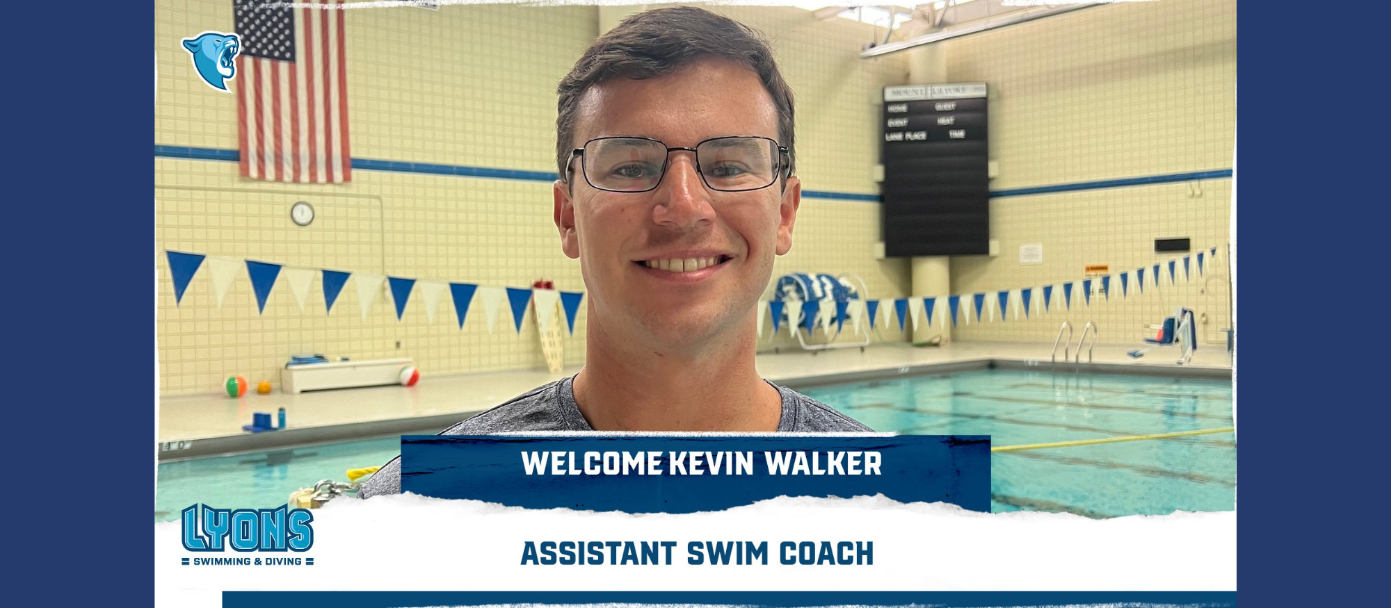 Elms head coach Kevin Walker tapped as Lyons' assistant swim coach
