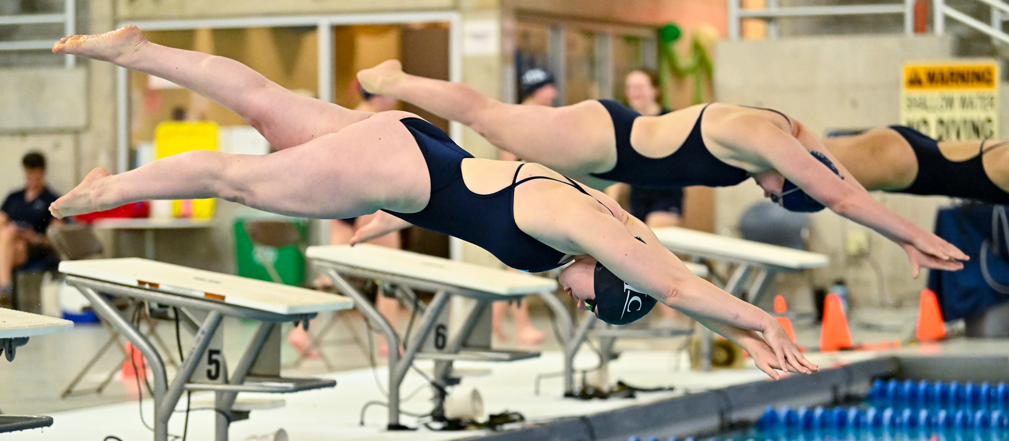 Hannah Heierhoff placed second in the 200 butterfly and 500 freestyle in Mount Holyoke's meet at Smith College on Feb. 8, 2025. (RJB Sports file photo)