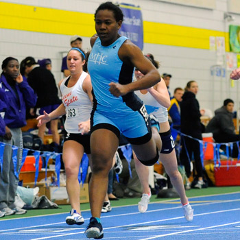 Indoor Track and Field's Jacinta Edebeli Tabbed as Lyon of the Week