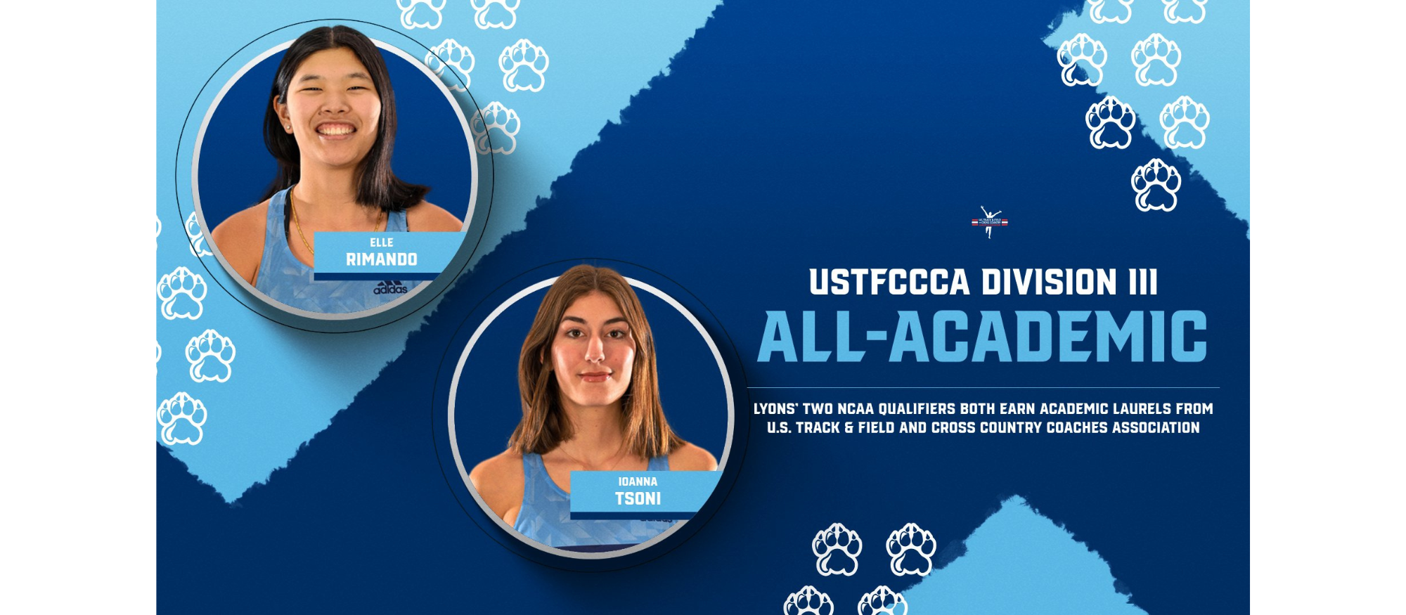 Rimando and Tsoni garner All-Academic honors from USTFCCCA