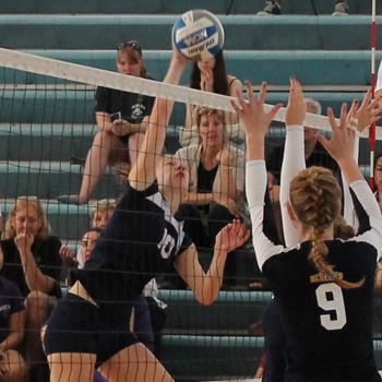 Volleyball Shoulders First Loss of the Season