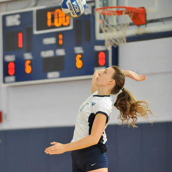 Volleyball Falls to Wellesley, 3-1 in NEWMAC Action