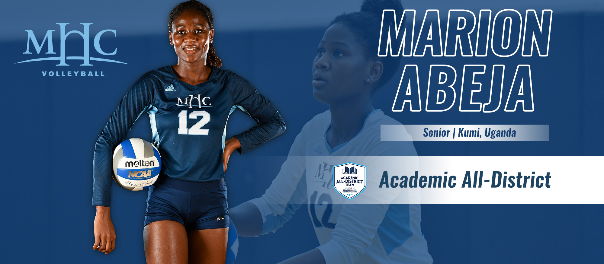 Abeja receives CSC Academic All-District honors