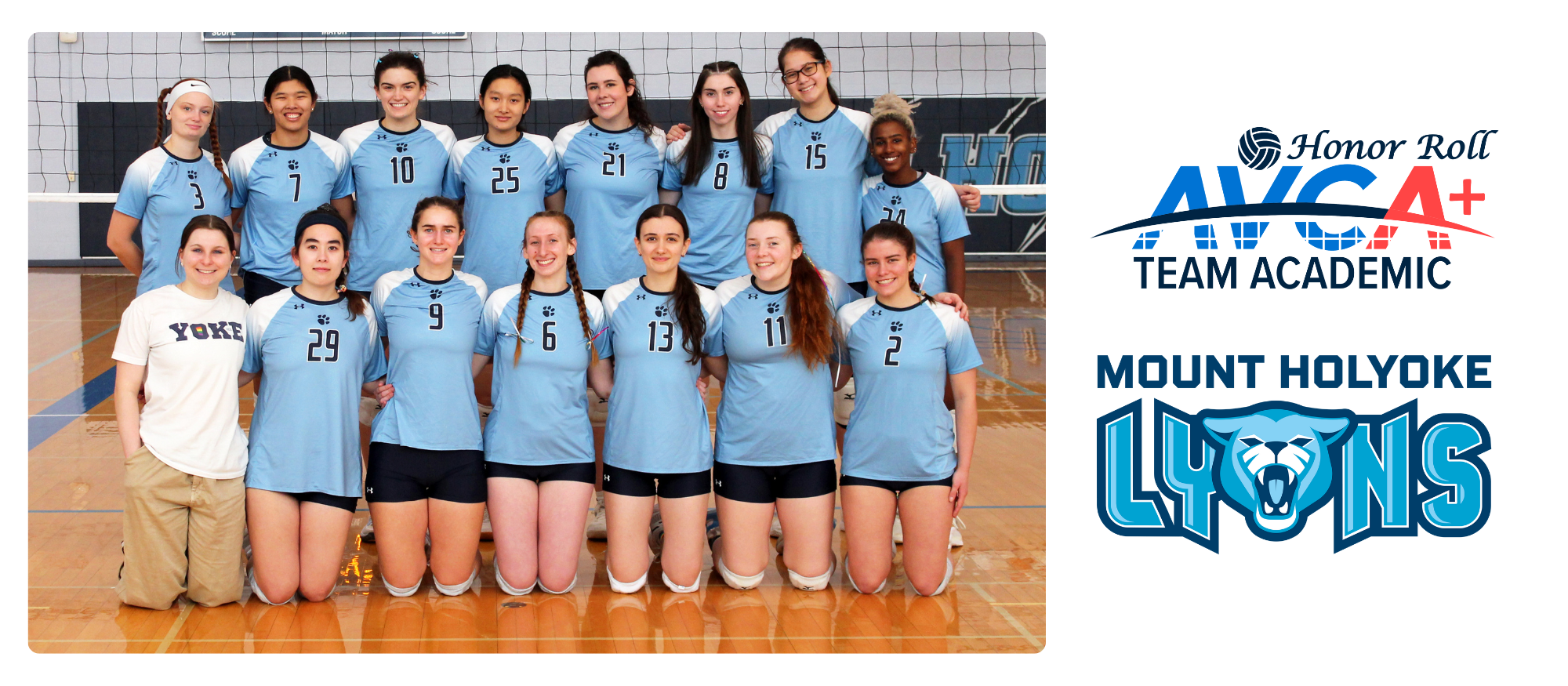 Volleyball again ranks among top 20 percent in GPA in Division III