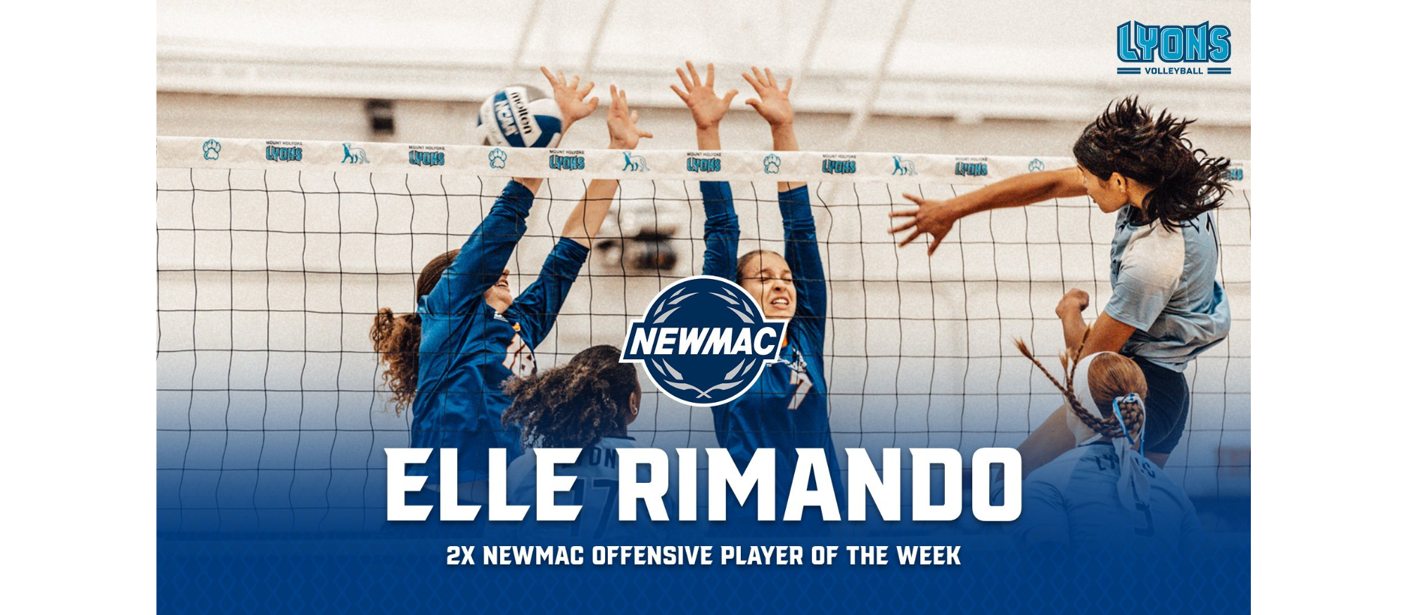 Rimando claims second NEWMAC Player of the Week honor of the season