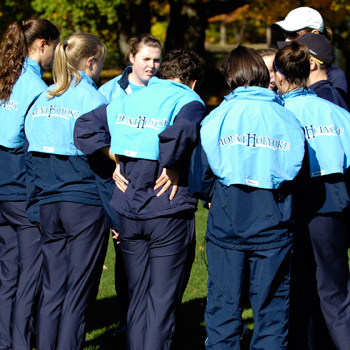 Engell Pushes Cross Country to Eighth Place at NEWMAC Championship