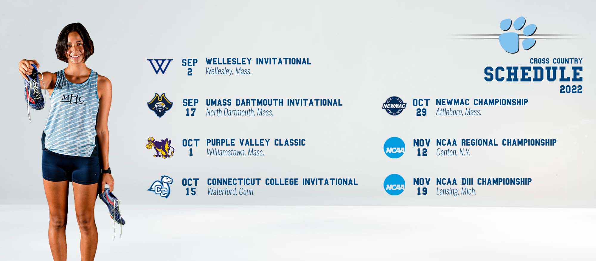 2022 Fall Schedule Release: Cross Country