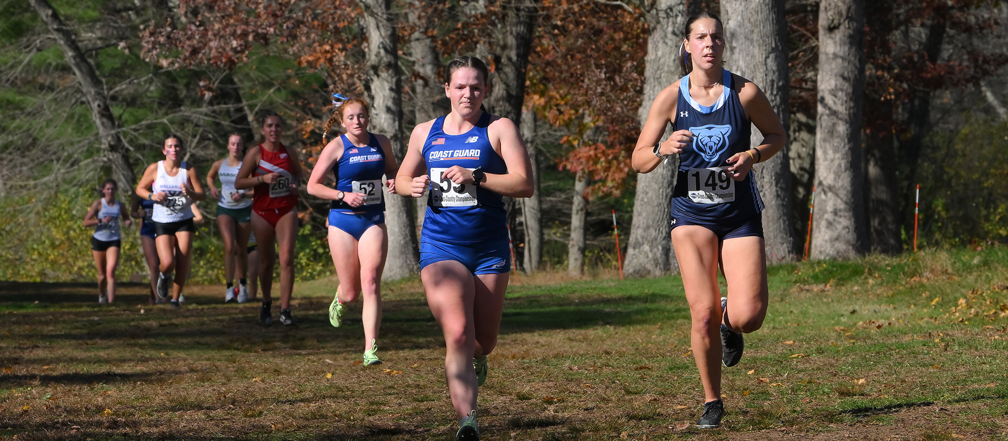 Senior captain Katie Earle placed second for Mount Holyoke as the Lyons took 18th place among 25 scoring teams at the NCAA Mideast Regionals at St. Lawrence University on Nov. 15, 2025. (RJB Sports file photo)